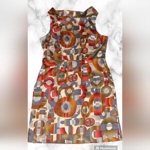 Handmade Women's Geometric Pattern Dress